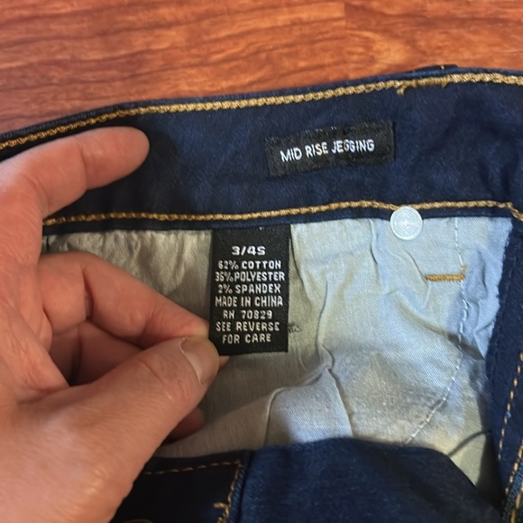 Rue21 Womens Mid Rise Jegging Jeans Size 3/4 - Picture 5 of 6